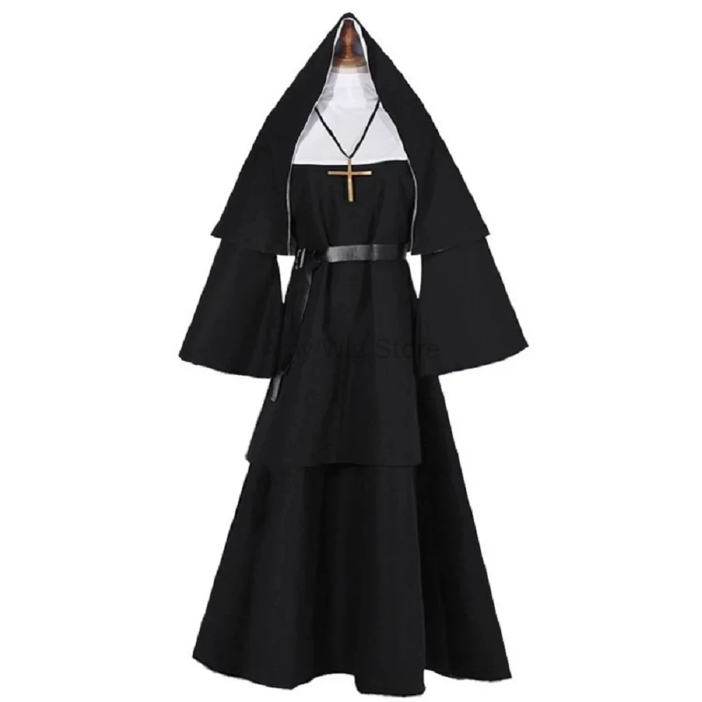 เครื่องแต่งกายสําหรับผู้หญิงเค - Anime Cosplay Nun บทวิจารณ์และราคา