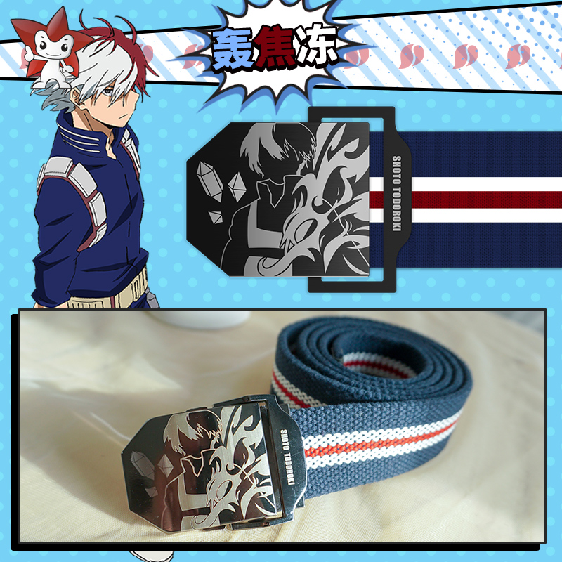 เข็มขัดผ้าแคนวาสลายอนิเมะ My H - My Hero Academia Belt บทวิจารณ์และราคา