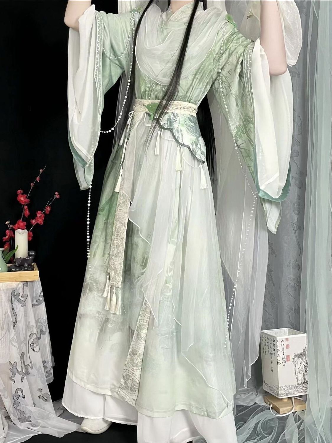 ชุดฮันฝูจีนโบราณ TGCF ชุดฮันฝู - Anime Cosplay In Chinese บทวิจารณ์และราคา