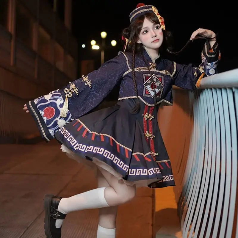 Lolita สไตล์จีนหวานชุดน่ารักอะ - Anime Cosplay In Chinese บทวิจารณ์และราคา