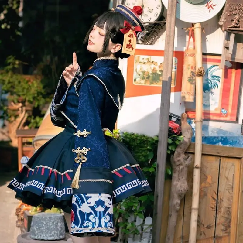 Lolita สไตล์จีนหวานชุดน่ารักอะ - Anime Cosplay In Chinese บทวิจารณ์และราคา