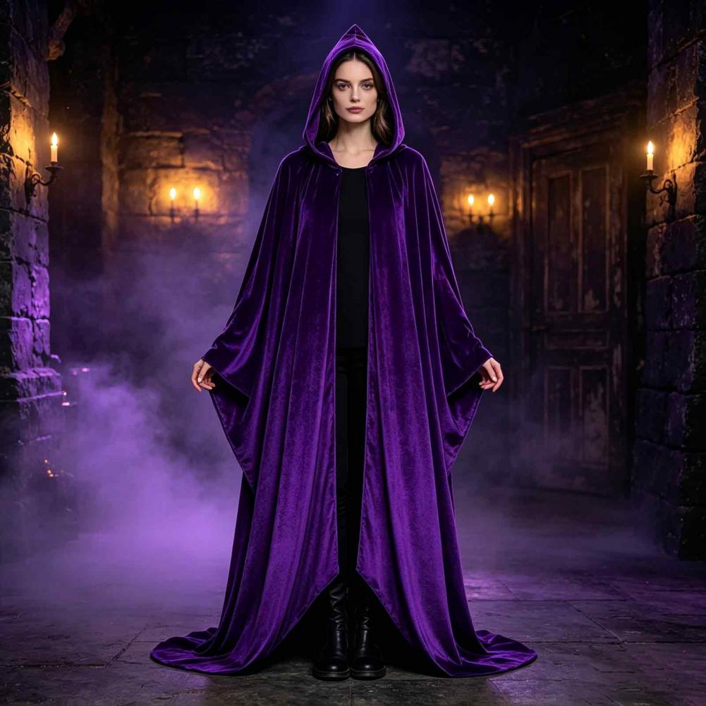 เสื้อคลุมมีฮู้ดสำหรับผู้ใหญ่แบ - Anime Cosplay Nun บทวิจารณ์และราคา
