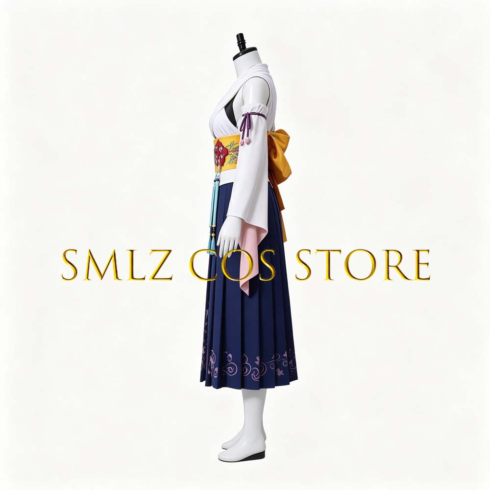 Smlz FFX ยูน่าคอสเพลย์อะนิเมะ  - Anime Cosplay Dress For Women บทวิจารณ์และราคา