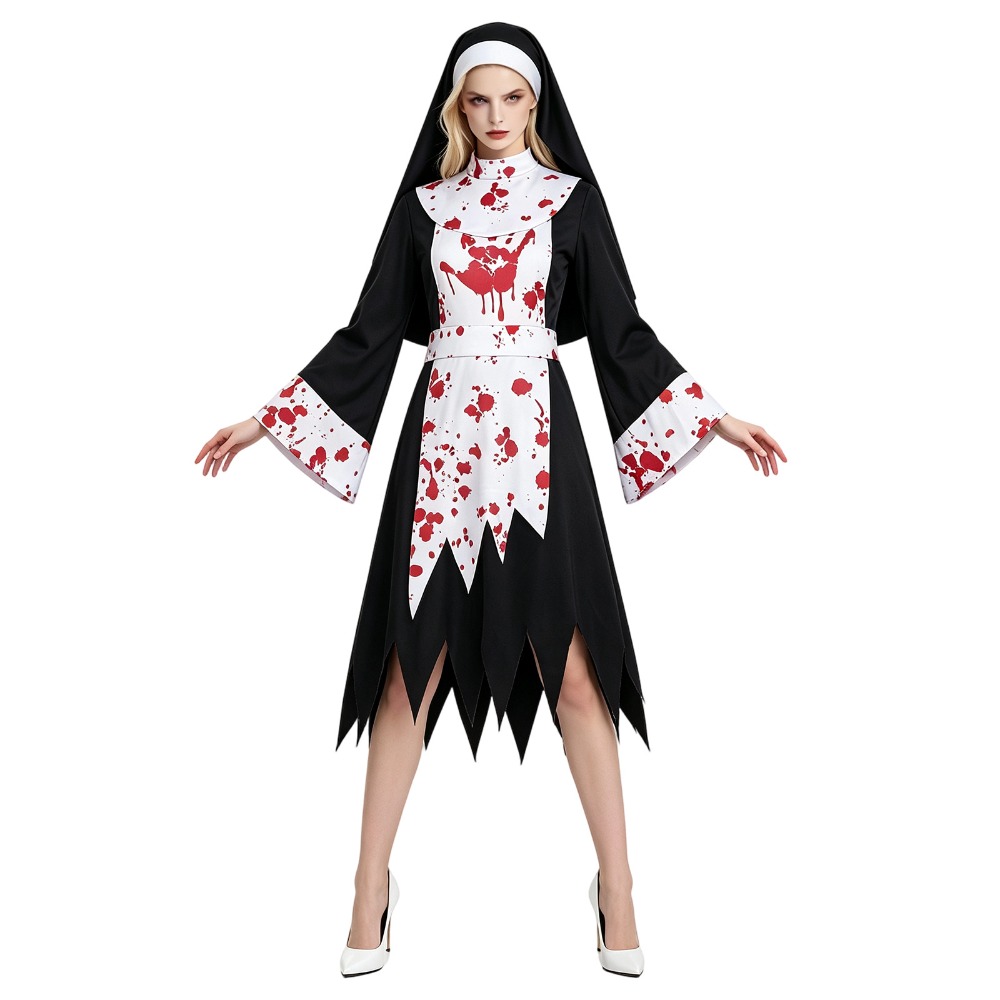 ชุดคอสเพลย์แม่ชีปีศาจสุดหลอนสำ - Anime Cosplay Nun บทวิจารณ์และราคา