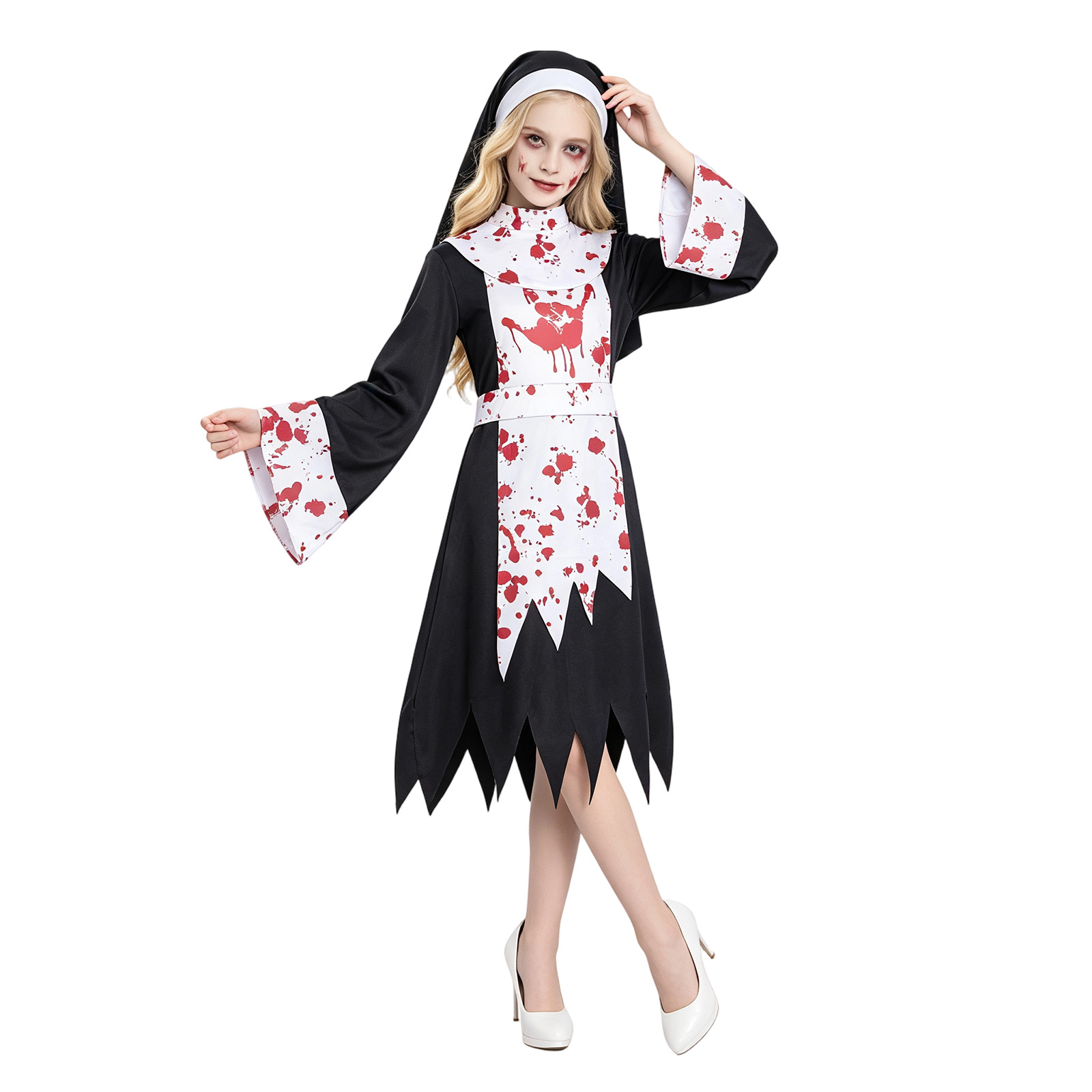 ชุดคอสเพลย์แม่ชีปีศาจสุดหลอนสำ - Anime Cosplay Nun บทวิจารณ์และราคา