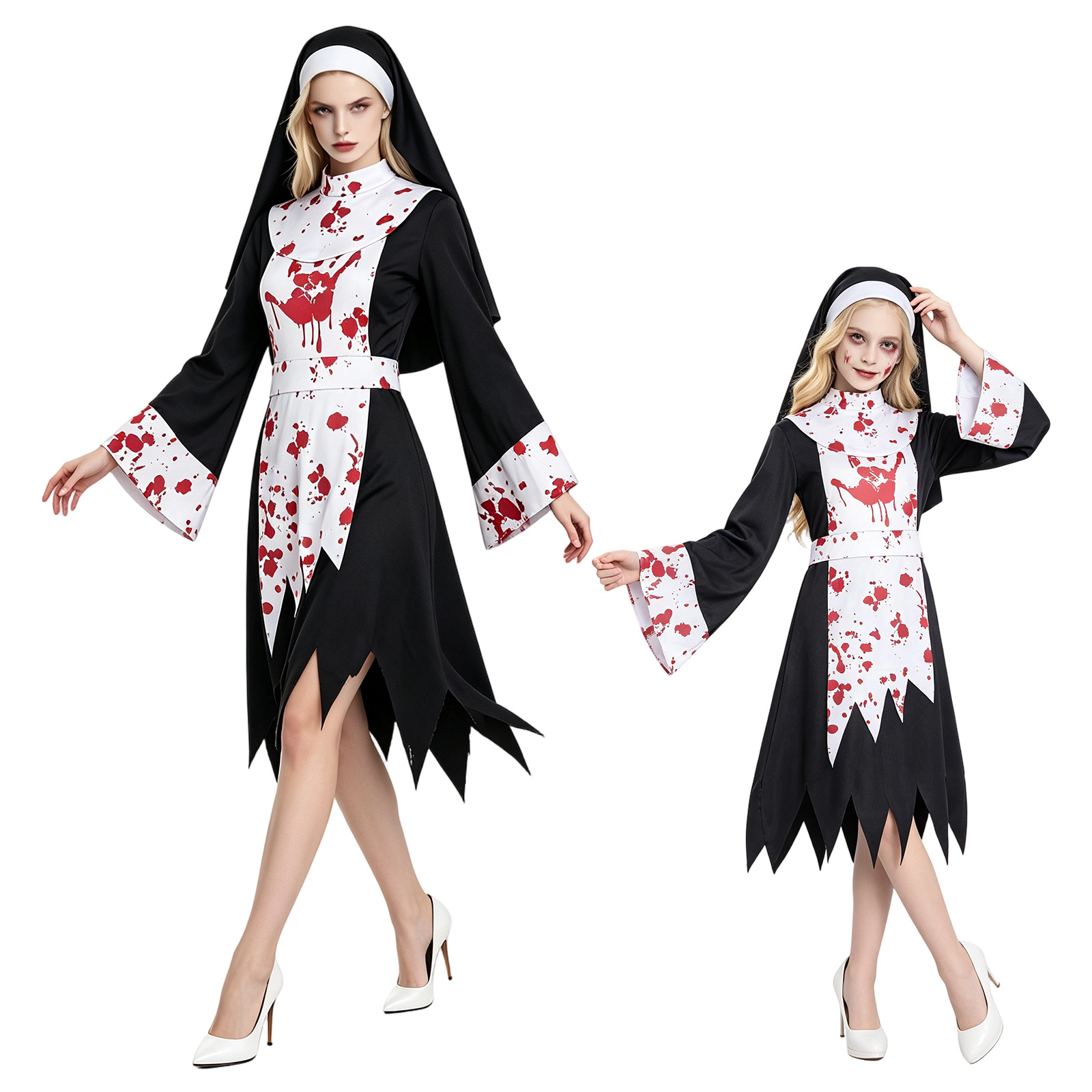 ชุดคอสเพลย์แม่ชีปีศาจสุดหลอนสำ - Anime Cosplay Nun บทวิจารณ์และราคา